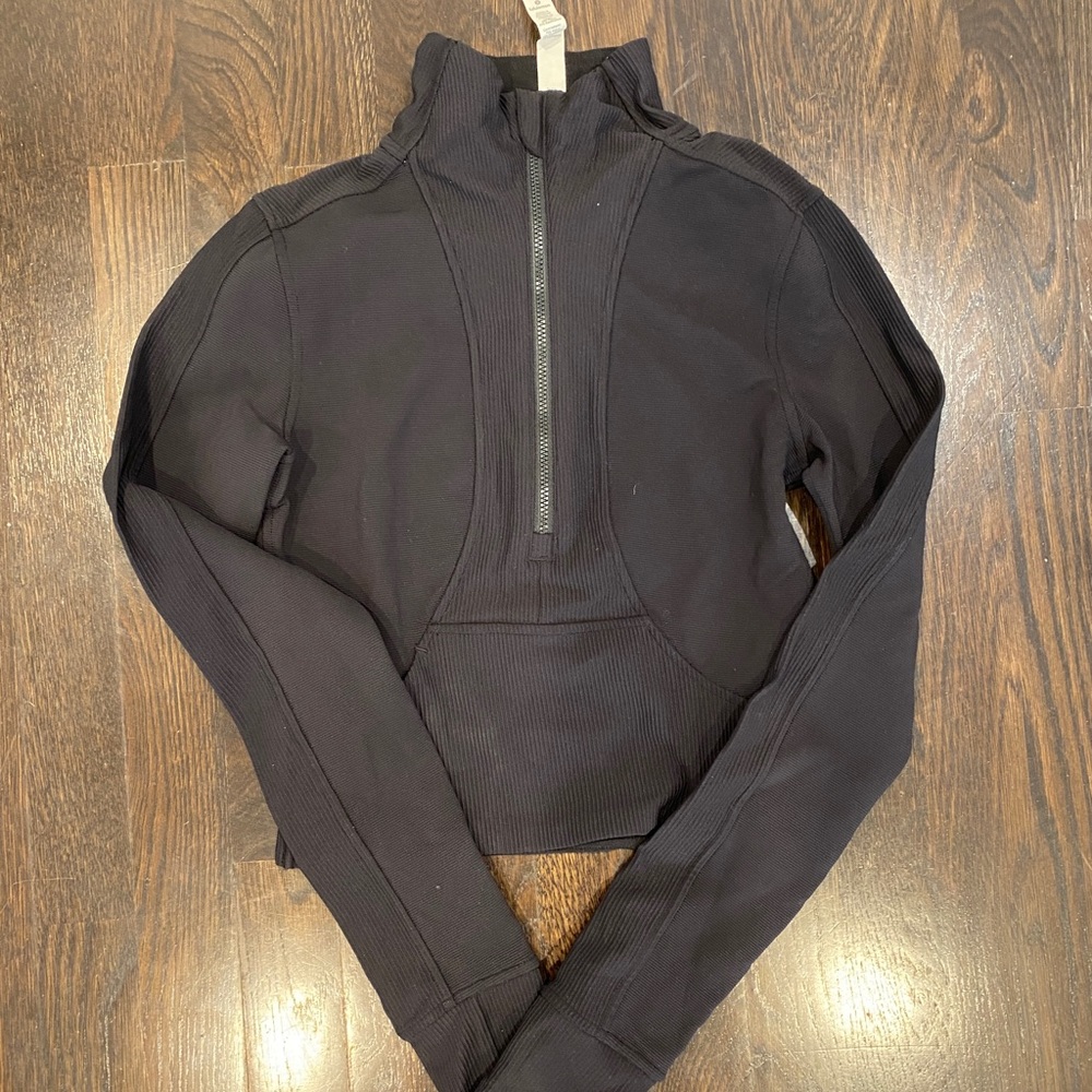Lululemon Cropped racer quarter zip